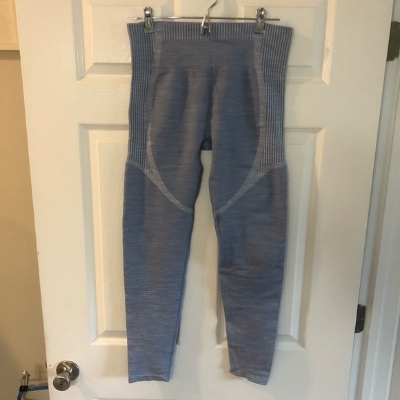 Ryka Pants - Ryka Compression Leggings Womens Lt. blue Nylon Blend Performance Contouring XL
